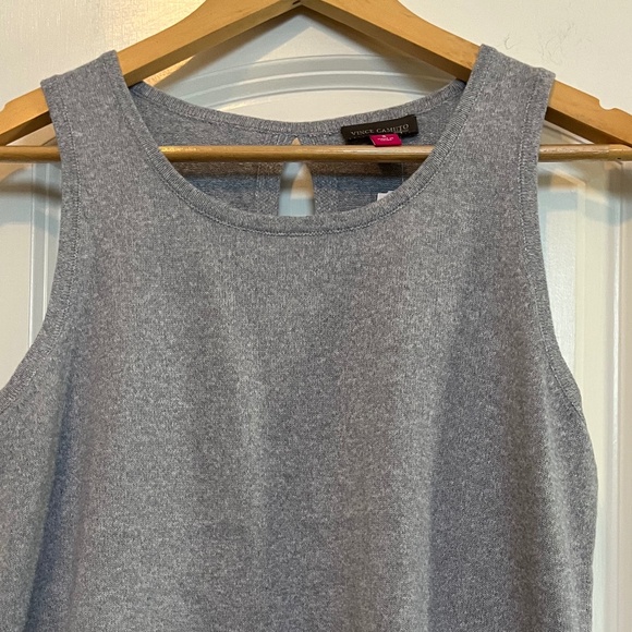 ✨ NWT Vince Camuto Crewneck Sweater Tank - Size Small - Gray - Picture 7 of 10